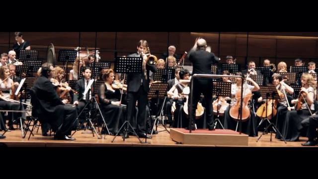 Derek Bourgeois Trombone Concerto Part 1. смотреть онлайн