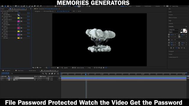 Fire and smoke simulation pack for VFX, motion graphics, transitions, titles смотреть онлайн