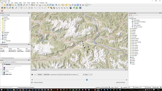 QGIS Time Manager plugin - Animating your layers смотреть онлайн