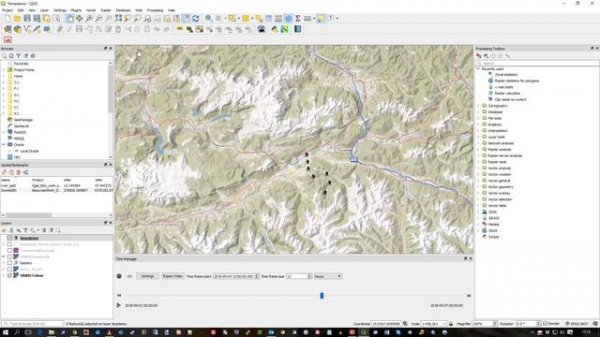 QGIS Time Manager plugin - Animating your layers