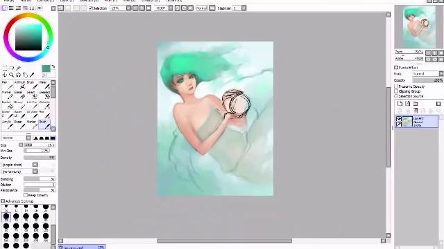 Paint Tool SAI - Aquarius смотреть онлайн