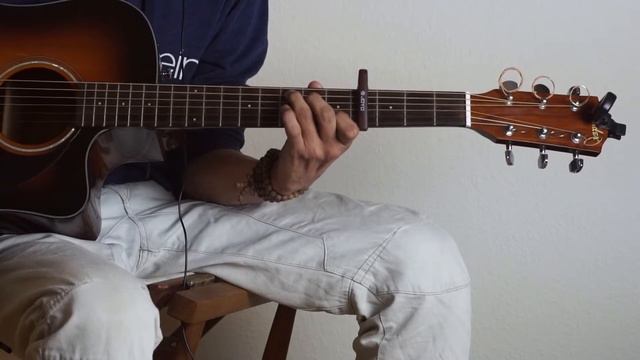 Falling (Harry Styles) Guitar Cover Capo 4 смотреть онлайн