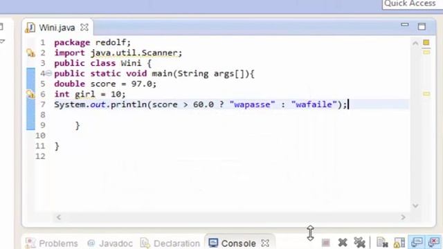 Java in Twi 19.Conditional Operators смотреть онлайн