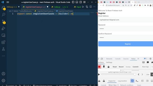 React Firebase Authentication Email And Password Using Redux-Toolkit | Khmer смотреть онлайн
