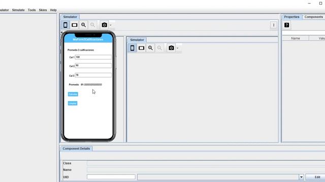 Crear aplicación móvil en java y codename one (GUI Builder) Parte 2 Promedio de calificaciones смотреть онлайн