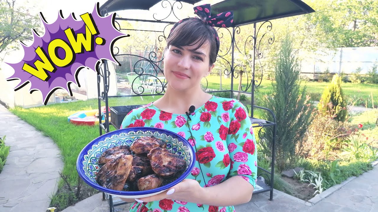 ШАШЛЫК ИЗ КУРИЦЫ. Обалденный маринад + соус для шашлыка! смотреть онлайн