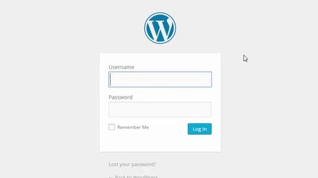 How To Log In To Your Wordpress Control And Admin Panel Dashboard смотреть онлайн