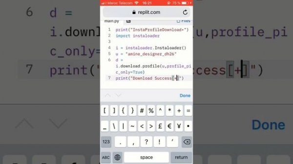 import instaloader python
