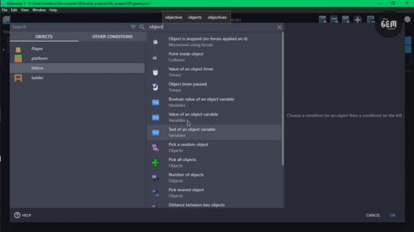 Creating a Cutscene in GDevelop 5 for your Game