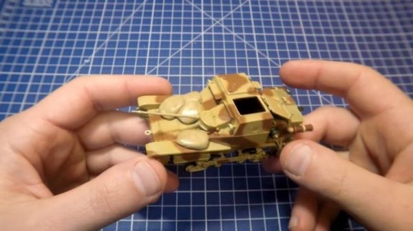 Итальянская ПТ танкетка Carro Armato L3 Controcarro в 1/35 Bronco. ФИНАЛ Проекта