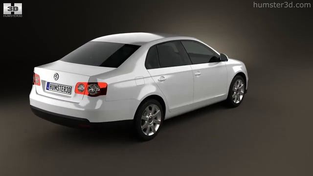 Volkswagen Jetta (A5) 2010 by 3D model store Humster3D.com смотреть онлайн