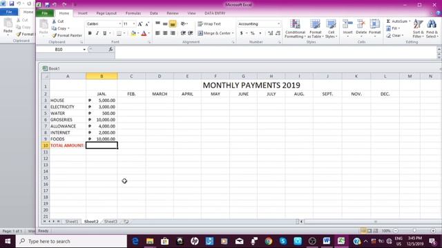 BASIC MICROSOFT EXCEL 2010 (tagalog) Part 1 смотреть онлайн