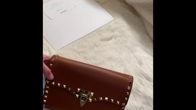 Valentino Garavani Rockstud Small Leather Bag Unboxing ♡ смотреть онлайн