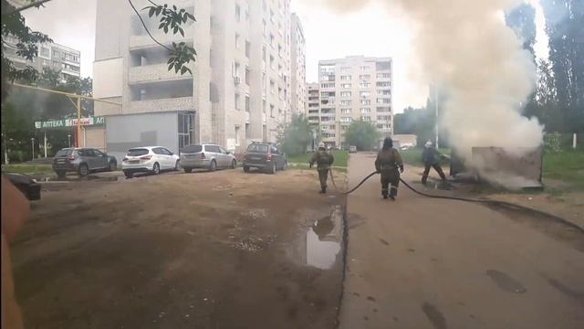 Эпизод 12. #Пожар мусорка (#Поджог) смотреть онлайн