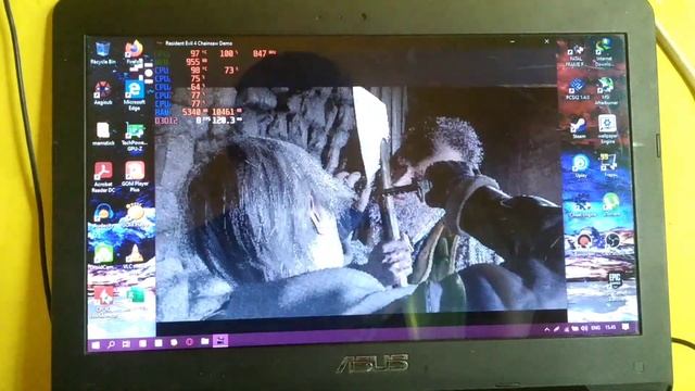 RESIDENT EVIL 4 REMAKE DEMO Gameplay on AMD A8-7410 with Radeon R5 Graphics 1GB смотреть онлайн