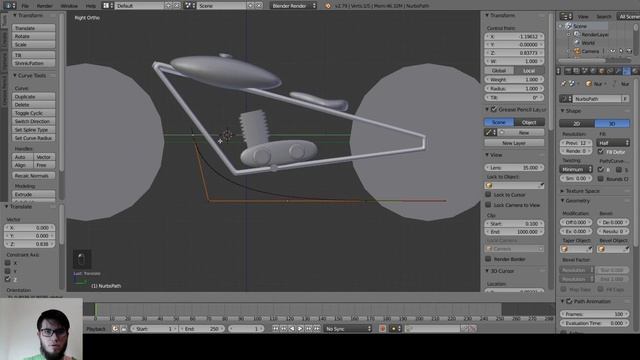 #2 Урок 8. Как сделать мотоцикл в Блендер 3Д. Уроки для начинающих