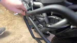 Защитная клетка на Honda NC700S / NC700X / NC750S / NC750X | Подробная установка