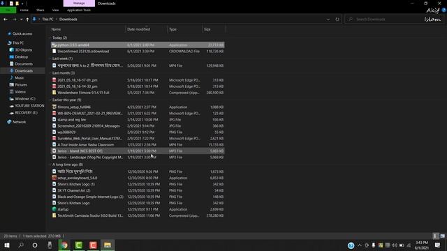How to install Python and PyCharm (FREE) in Windows 10? (Bangla) смотреть онлайн