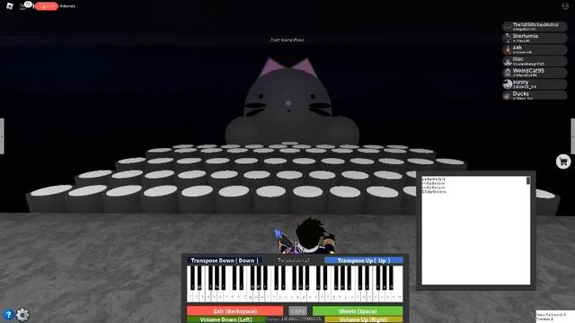 Basic Sans Fight Theme Start [Roblox Piano] смотреть онлайн