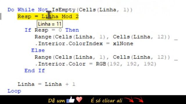DO WHILE LOOP para percorrer linhas de sua planilha Excel com VBA (estruturas de repetição) смотреть онлайн