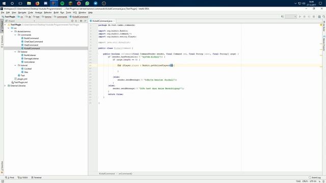 Foreach Schleife + Lambda Expressions! || Kickall Command || Spigot Tutorial Teil 12 смотреть онлайн