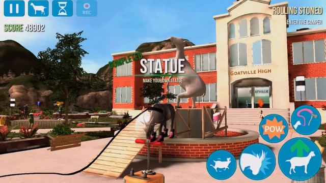 Goat Simulator - Gameplay Walkthrough Part 7 - Buck To School Completed (iOS, Android) смотреть онлайн