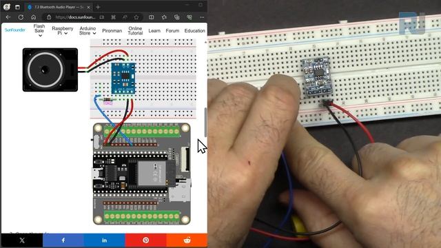 Tutorial 39 - Using ESP32 as Bluetooth Music Player | SunFounder's ESP32 IoT Learnig kit смотреть онлайн