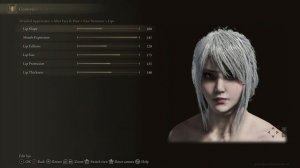Elden Ring Female Character Creation Sliders