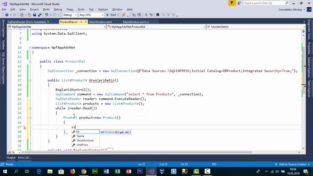 WPF - Ürünleri Listeleme смотреть онлайн