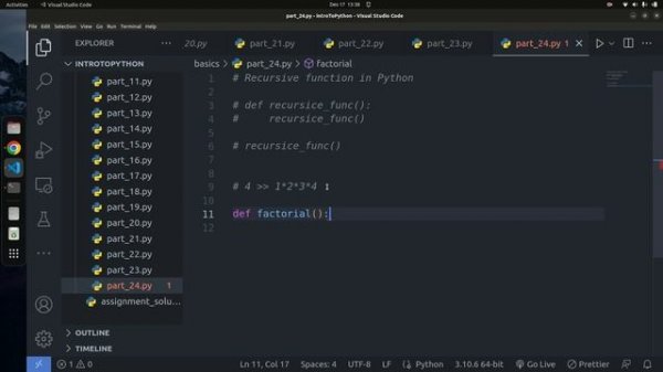 Recursion in Python | Python Tutorial - Python Full Course 2023