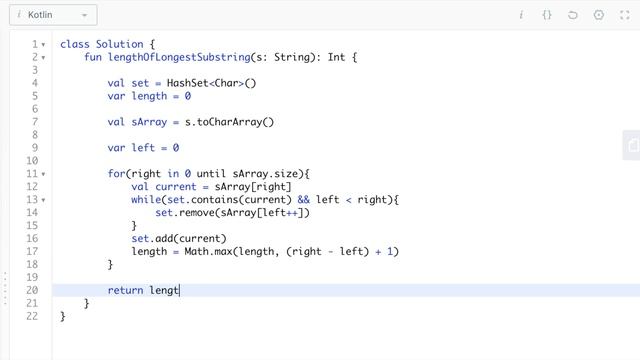 Leetcode Medium - Longest Substring Without Repeating Characters (Kotlin) смотреть онлайн