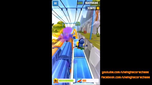 Subway Surfers Highscore  38.881.650  World Record - 2016 [NO KEYS] [NO HACKS]