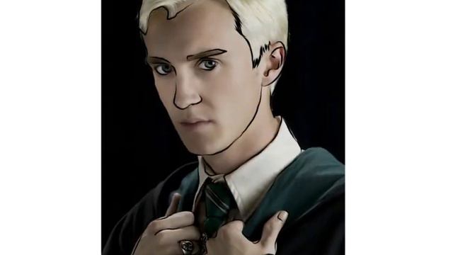draco Malfoy drawing. смотреть онлайн
