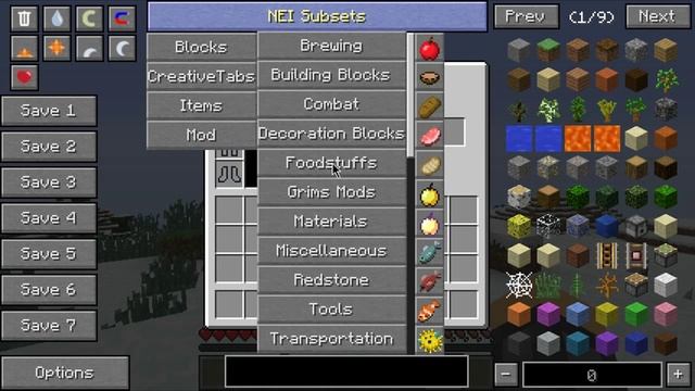 Minecraft Mod Showcase: NOT ENOUGH ITEMS (Cheat in items and learn how to craft!) смотреть онлайн
