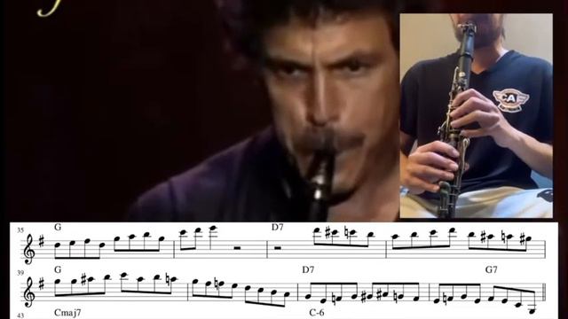 Eddie Daniels’s solo on “After you’ve gone” (clarinet transcription) смотреть онлайн