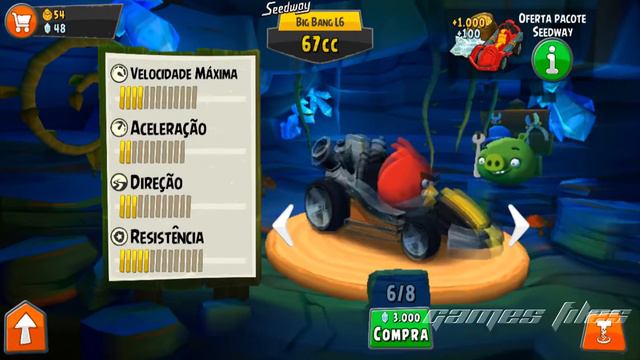 Quebrando o kart - Angry Bird Go (Android) смотреть онлайн