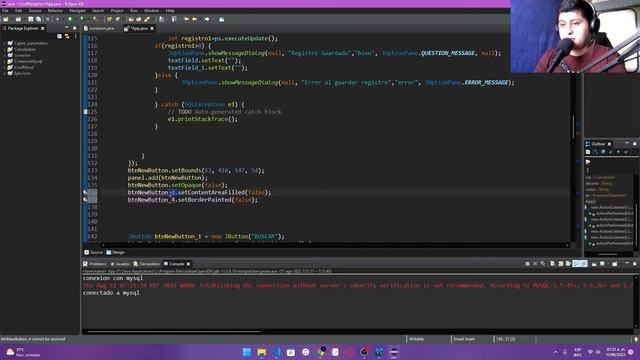 App CRUD Usando Java y MySQL #4 (insertar ,eliminar ,actualizar buscar) смотреть онлайн