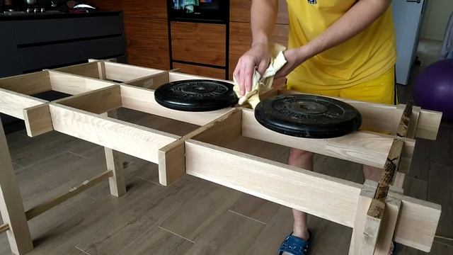 Стол из маньчжурского ясеня II Table made of wood manchurian ash смотреть онлайн
