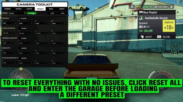 NFS Unbound CameraToolKit and Presets Tutorial