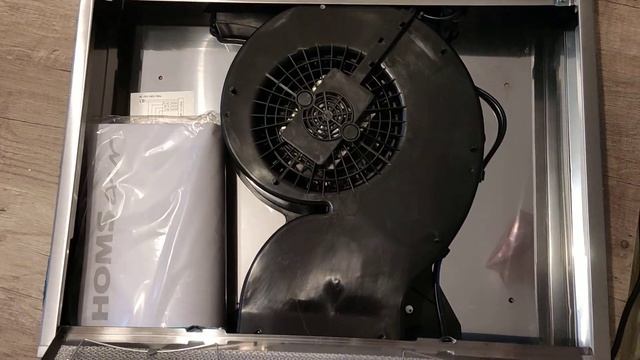 Распаковка — Вытяжка плоская HOMSair Horizontal 50 смотреть онлайн