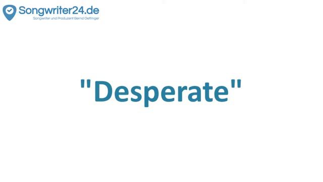 Rock Ballad Instrumental "Desperate" смотреть онлайн