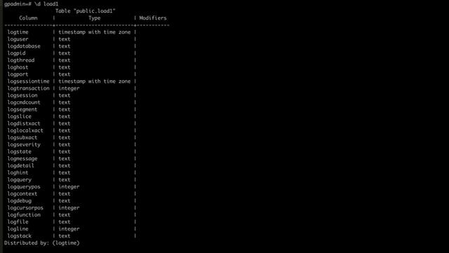 KB 5077 How to load Greenplum pg_log into a table. смотреть онлайн