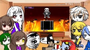 Undertale reacts to undertale ddd Sans and Yukari vs Frisk