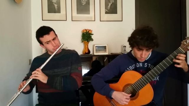 Bordel 1900 - Astor Piazzolla (histoire du tango flûte - guitar) смотреть онлайн