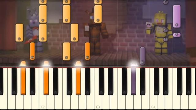 Look At me Now - TryHardNinja FNaF Minecraft (Piano cover) смотреть онлайн
