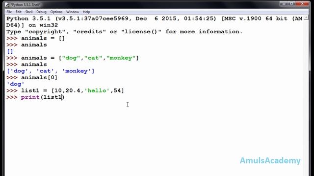 Python Programming Tutorial - List and List type | Nested List смотреть онлайн