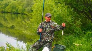 Рыбалка на реке Осетр Московская область 2017 год.