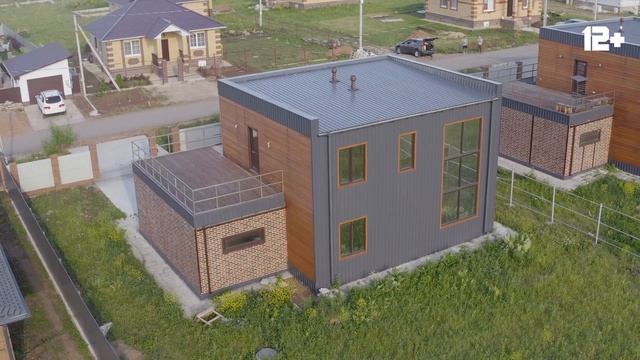 Фахверковый дом с односкатной крышей | Архитектурный стиль эко урбанистика | СИ смотреть онлайн