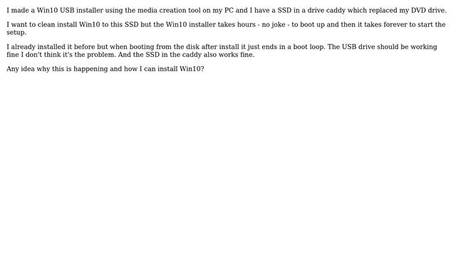 Apple: Windows 10 install very slow on Mid 2012 MacBook Pro смотреть онлайн
