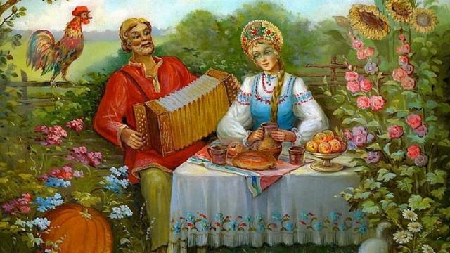 Во саду ли, в огороде. Аранжировка Владимира Глухова и Валерии Ермаковой смотреть онлайн